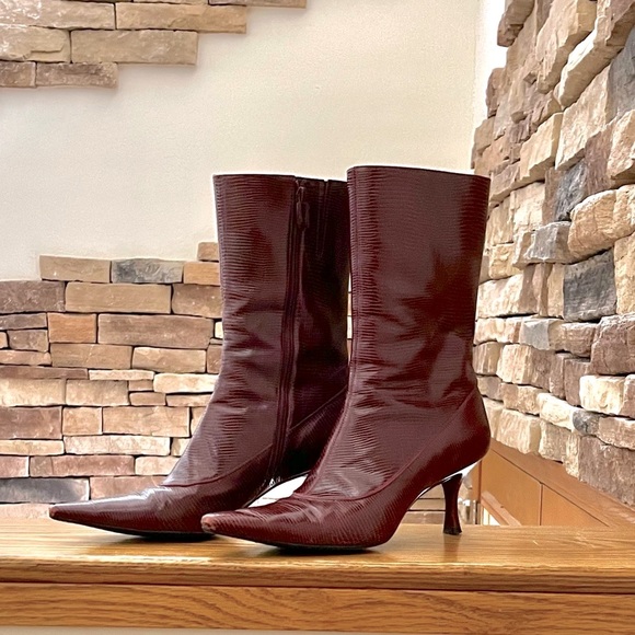 Cole Haan Shoes - Cole Haan Lizard Skin Boots